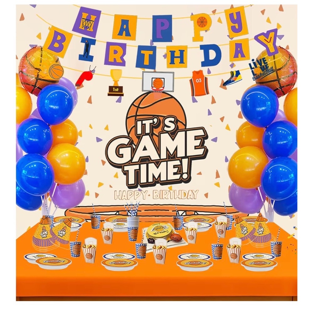 Party Decorations for Basketball Themed Party